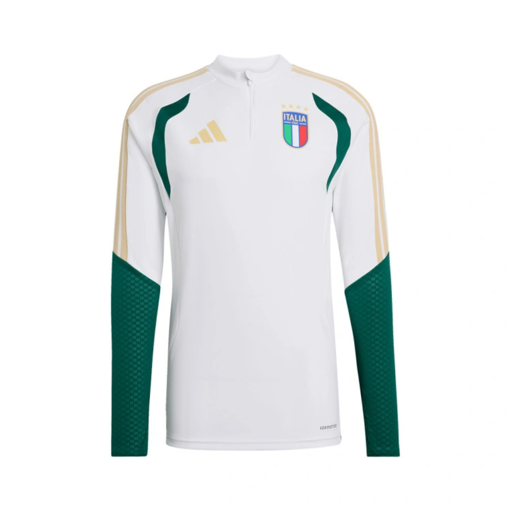 '26-'27 Italy Training Top (White) Polyester Made By: Adidas Men's White Medium