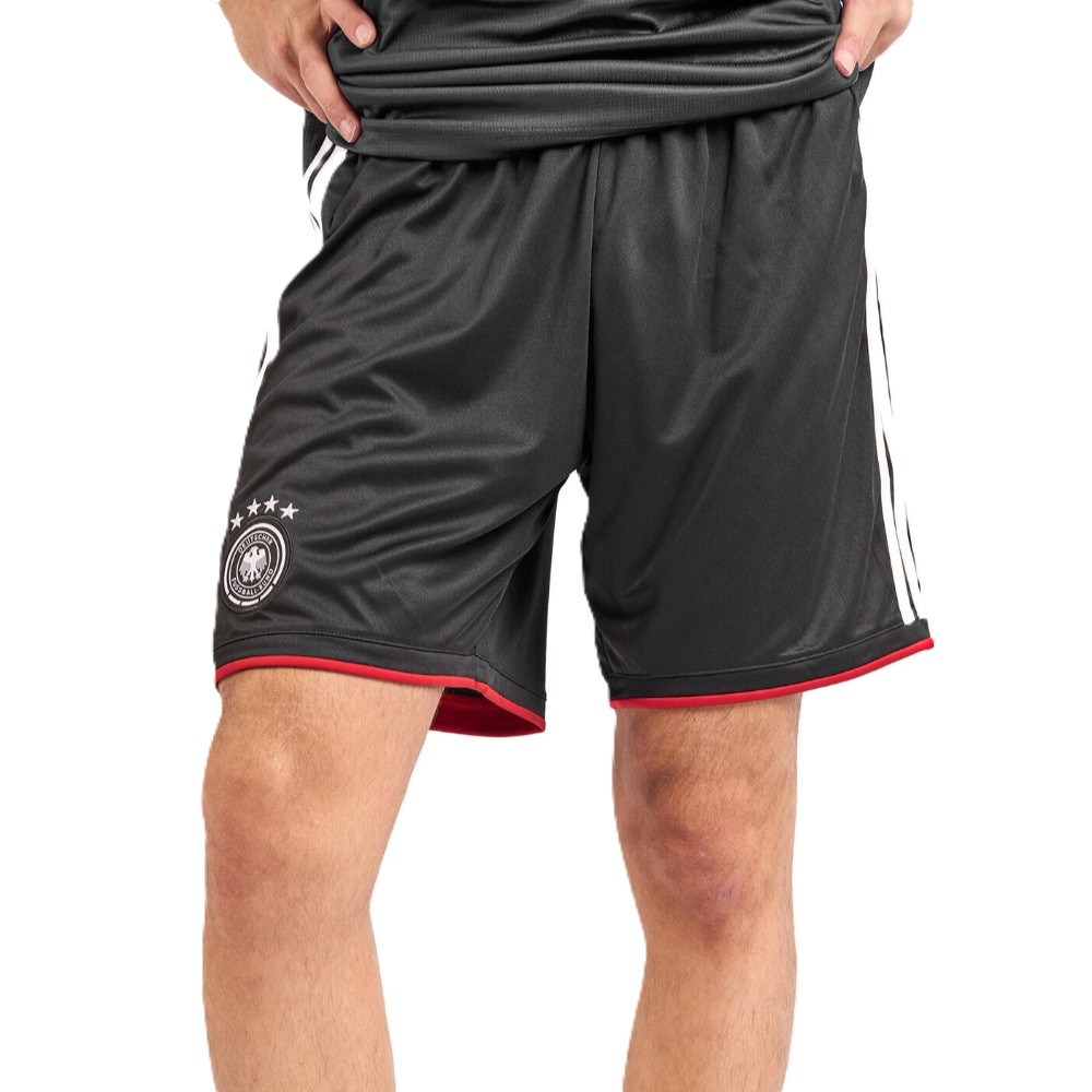 '26-'27 Germany Home Shorts (Black) Polyester Made By: Adidas Men's Black Medium