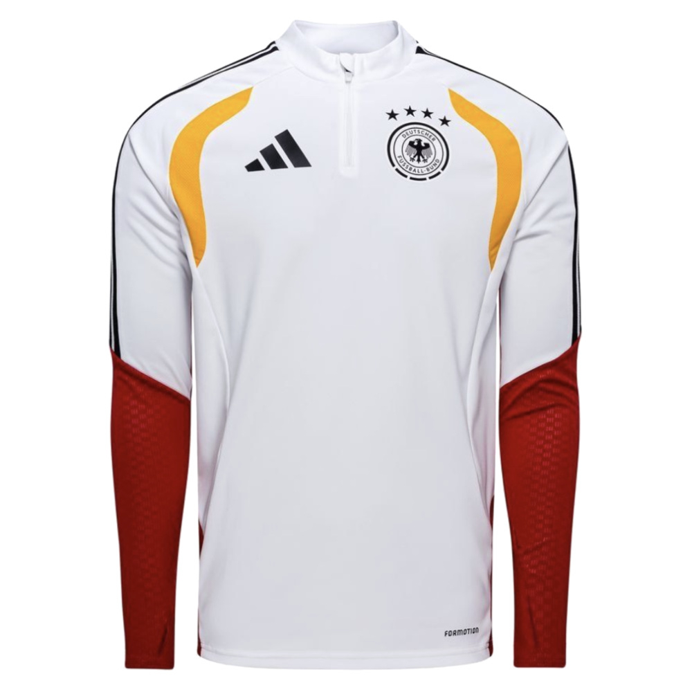 '26-'27 Germany Training Top (White) Polyester Made By: Adidas Men's White 3XL