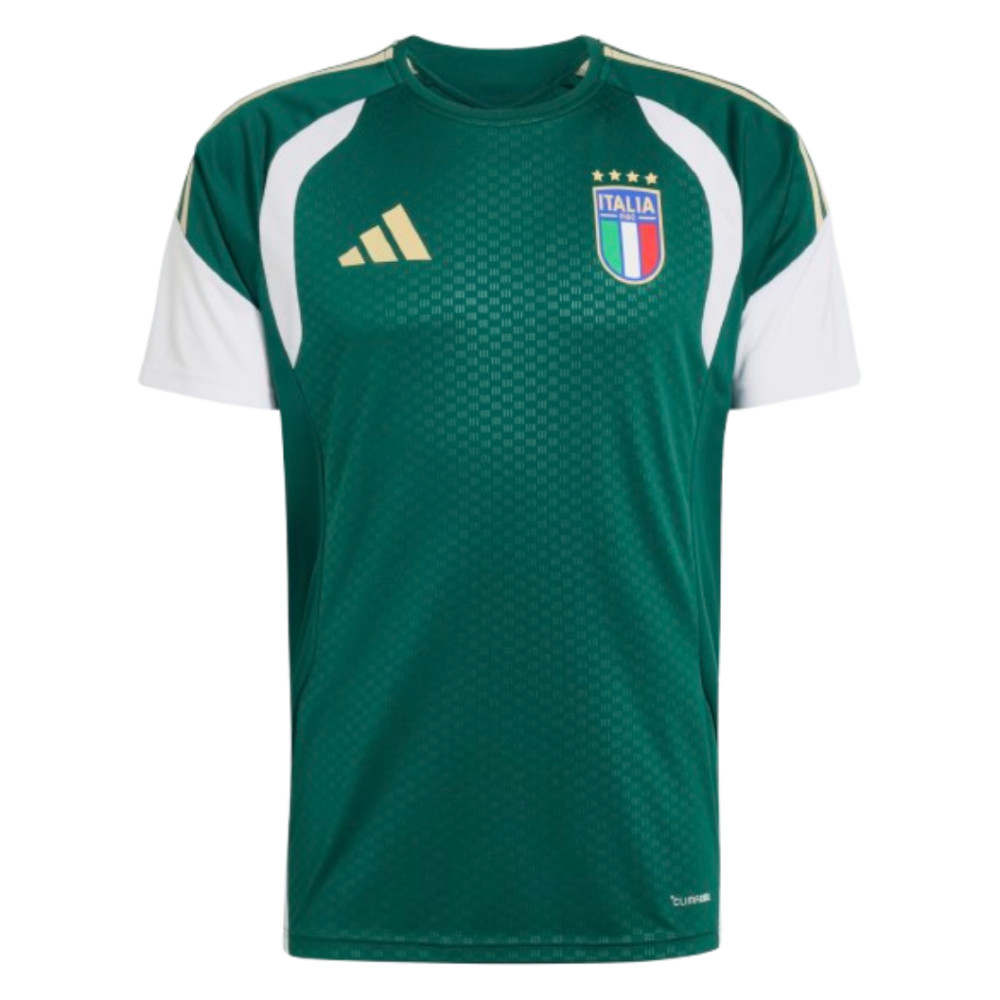 '26-'27 Italy Training Jersey (Green) Polyester Made By: Adidas Men's Green Medium