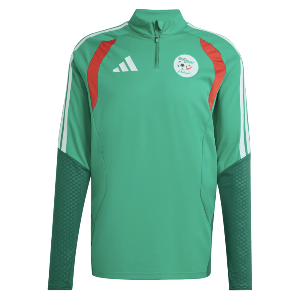 '26-'27 Algeria Training Top (Green) Polyester Made By: Adidas Men's Green Extra Large