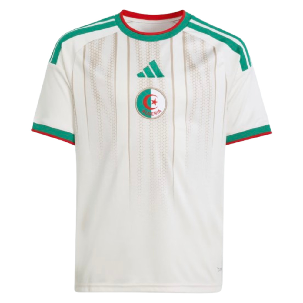 Adidas Kids Algeria Home Shirt World Cup 2026 Juniors - White/Green - 13-14 Years - Image 4