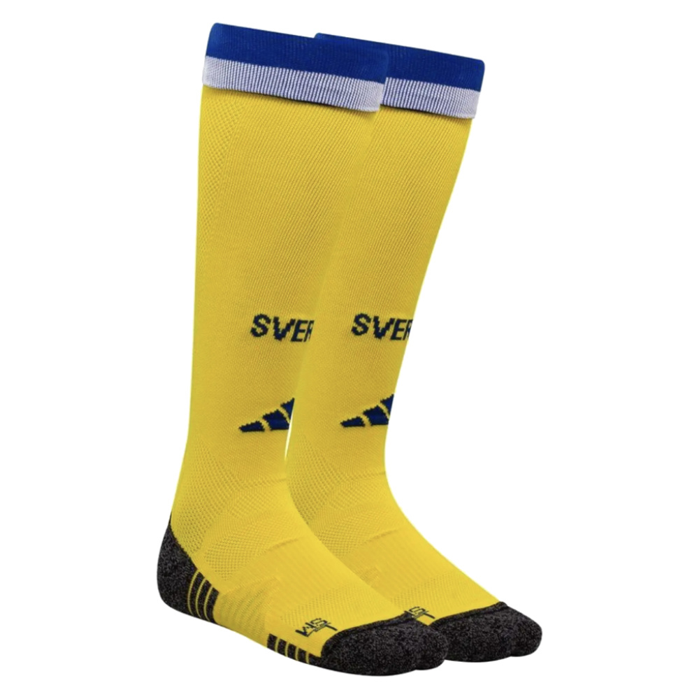'26-'27 Sweden Home Socks (Yellow) Adults Polyester Made By: Adidas Unisex Yellow Medium