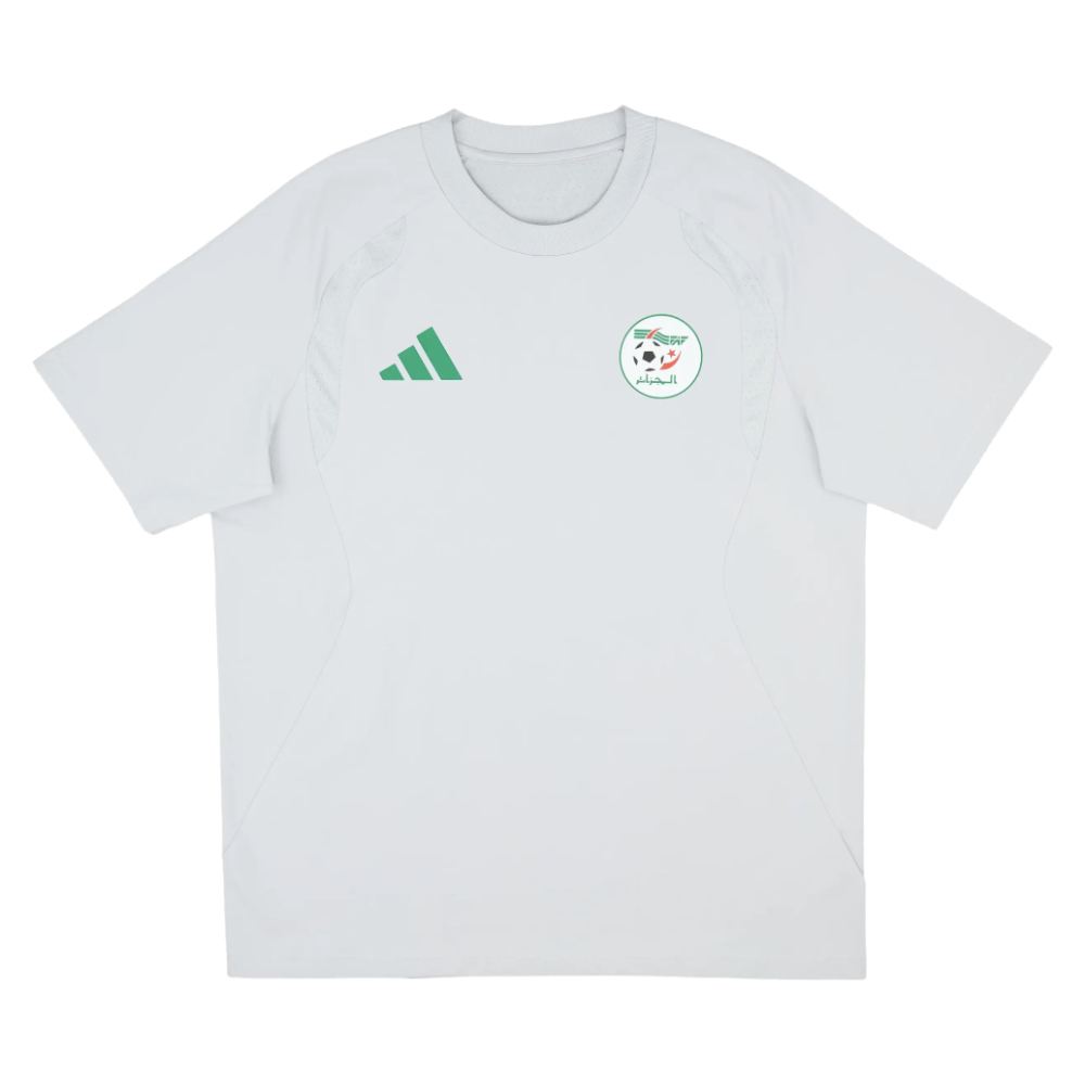 '26-'27 Algeria Tiro Tech Training Tee (Grey) Polyester Made By: Adidas Men's Grey Extra Large