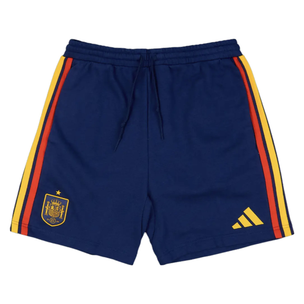 '26-'27 Spain Dna Shorts (Dark Blue) Polyester Made By: Adidas Men's Dark Blue Xxl