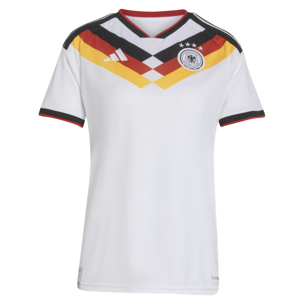 '26-'27 Germany Home Shirt () Polyester Made By: Adidas Women's White Xxl
