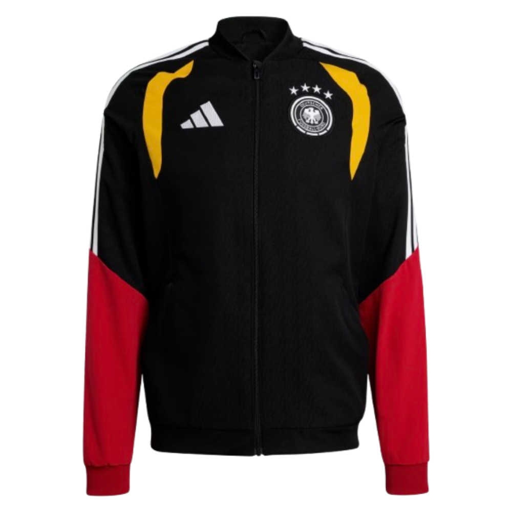 '26-'27 Germany Presentation Jacket (Black) Polyester Made By: Adidas Men's Black Medium