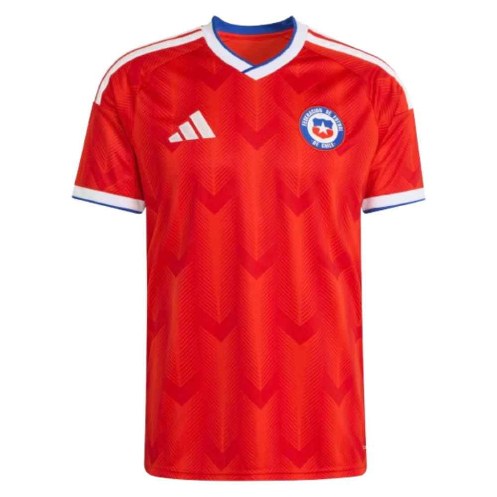 '26-'27 Chile Home Shirt Polyester Made By: Adidas Men's Red Xxl