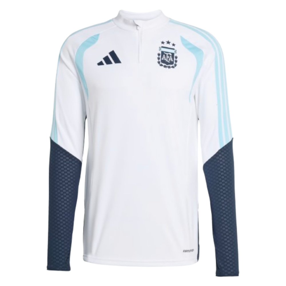 '26-'27 Argentina Training Top (White) Polyester Argentina Rugby Made By: Adidas Men's White Extra Large