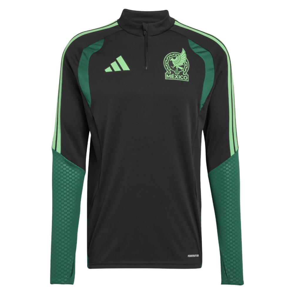 '26-'27 Mexico Training Top (Black) Polyester Germany Made By: Adidas Men's Black Extra Large