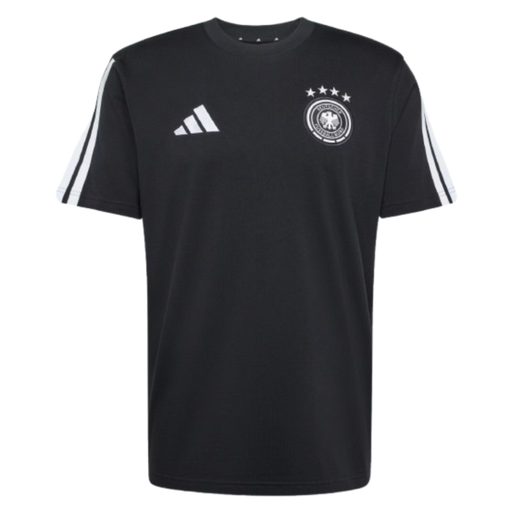 '26-'27 Germany Dna Tee (Black) Toddler's Polyester Made By: Adidas Unisex Toddler Black Medium