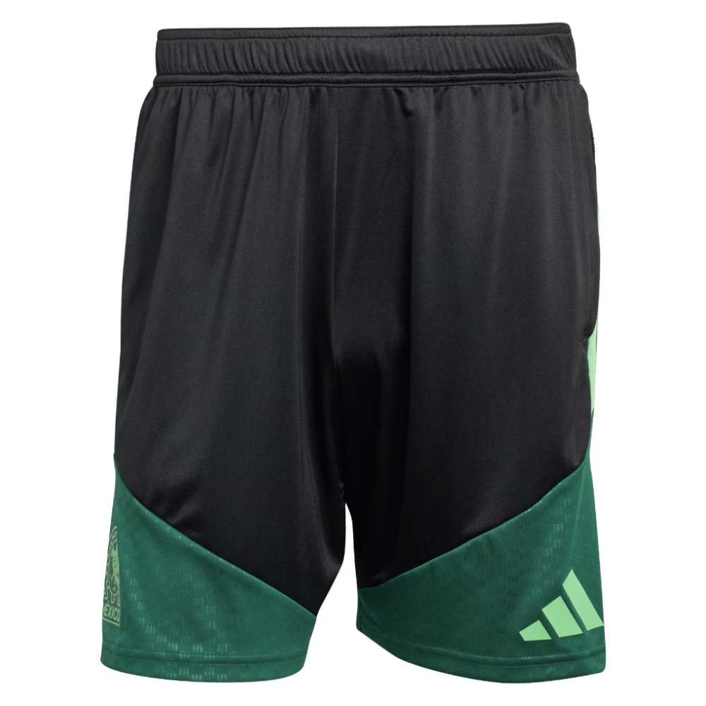 '26-'27 Mexico Training Shorts (Black) Polyester Made By: Adidas Men's Black Extra Large
