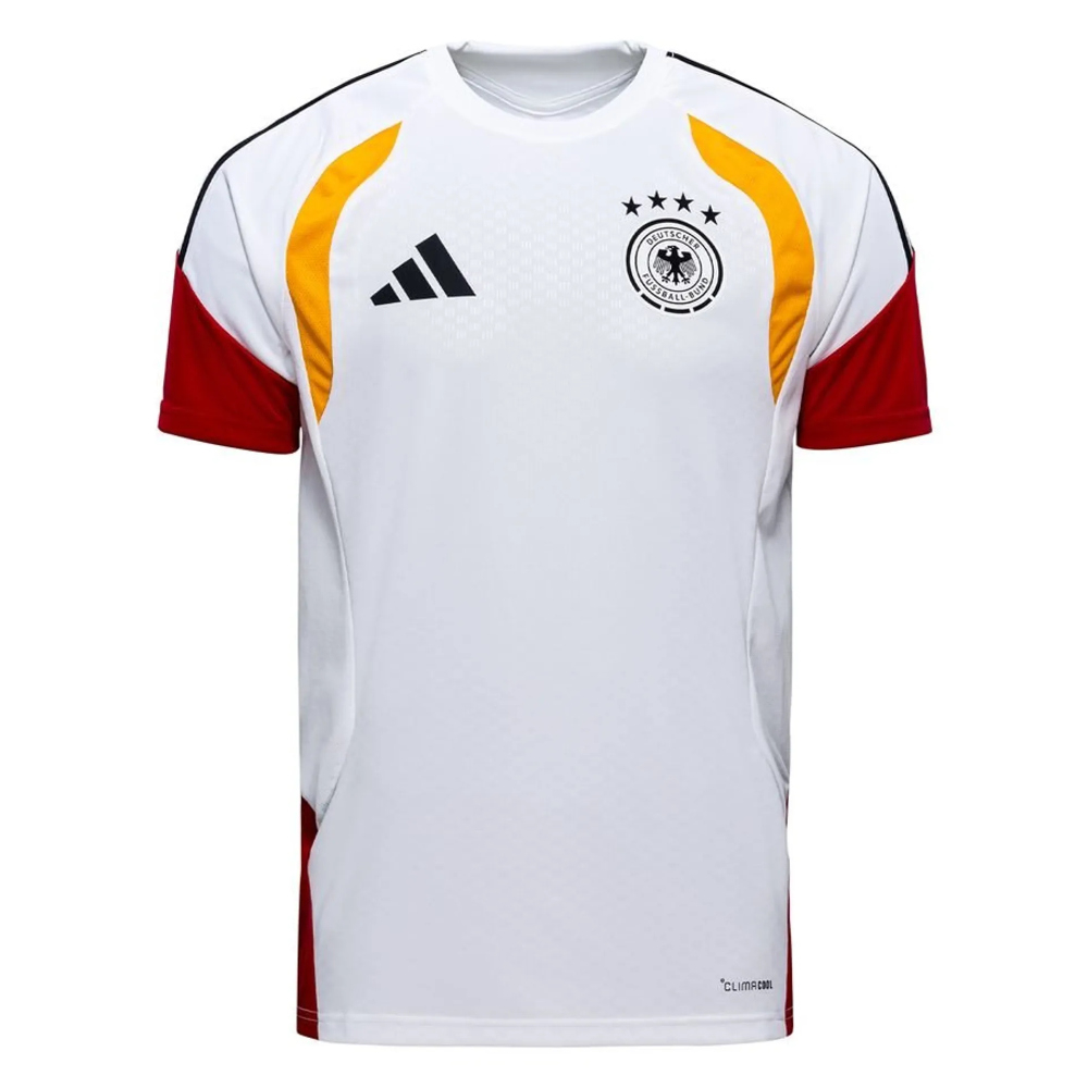 '26-'27 Germany Training Jersey (White) Polyester Made By: Adidas Men's White Large
