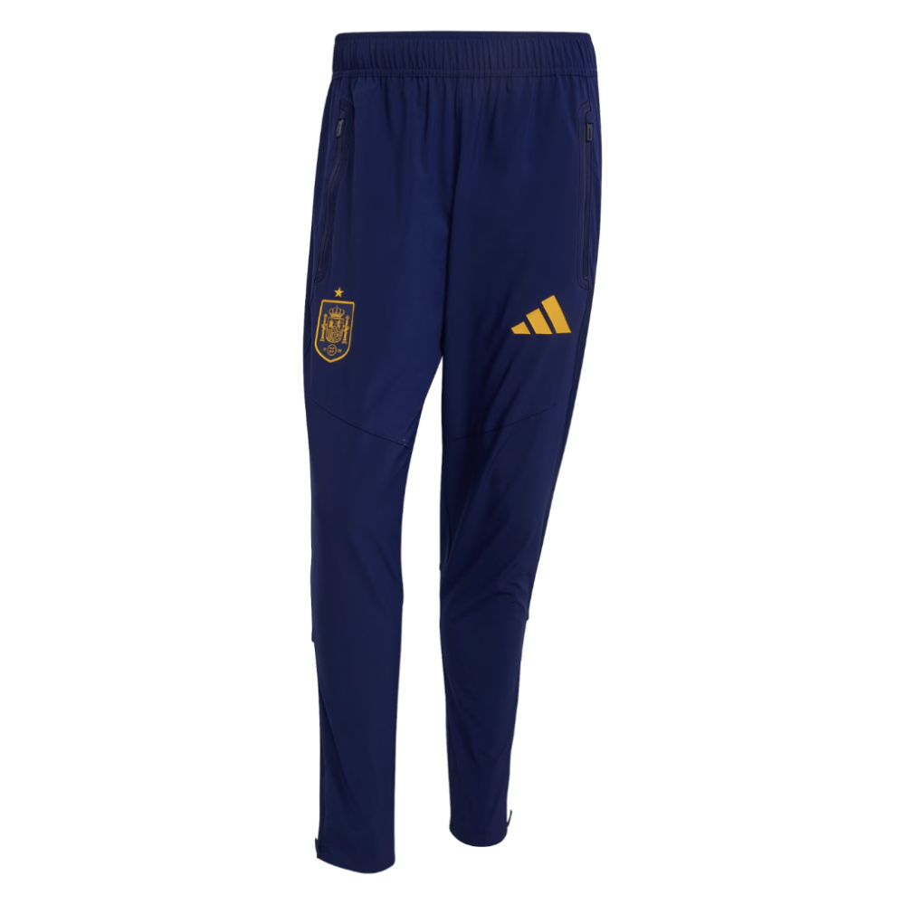 '26-'27 Spain Tiro Training Pants (Blue) Polyester Made By: Adidas Men's Blue Medium