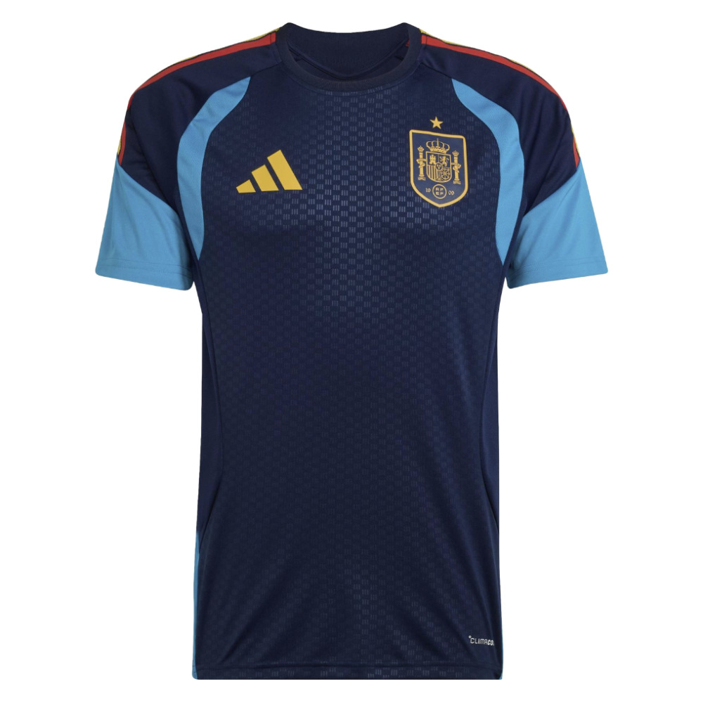 '26-'27 Spain Training Jersey (Night Indigo) Polyester Made By: Adidas Men's Navy Xxl