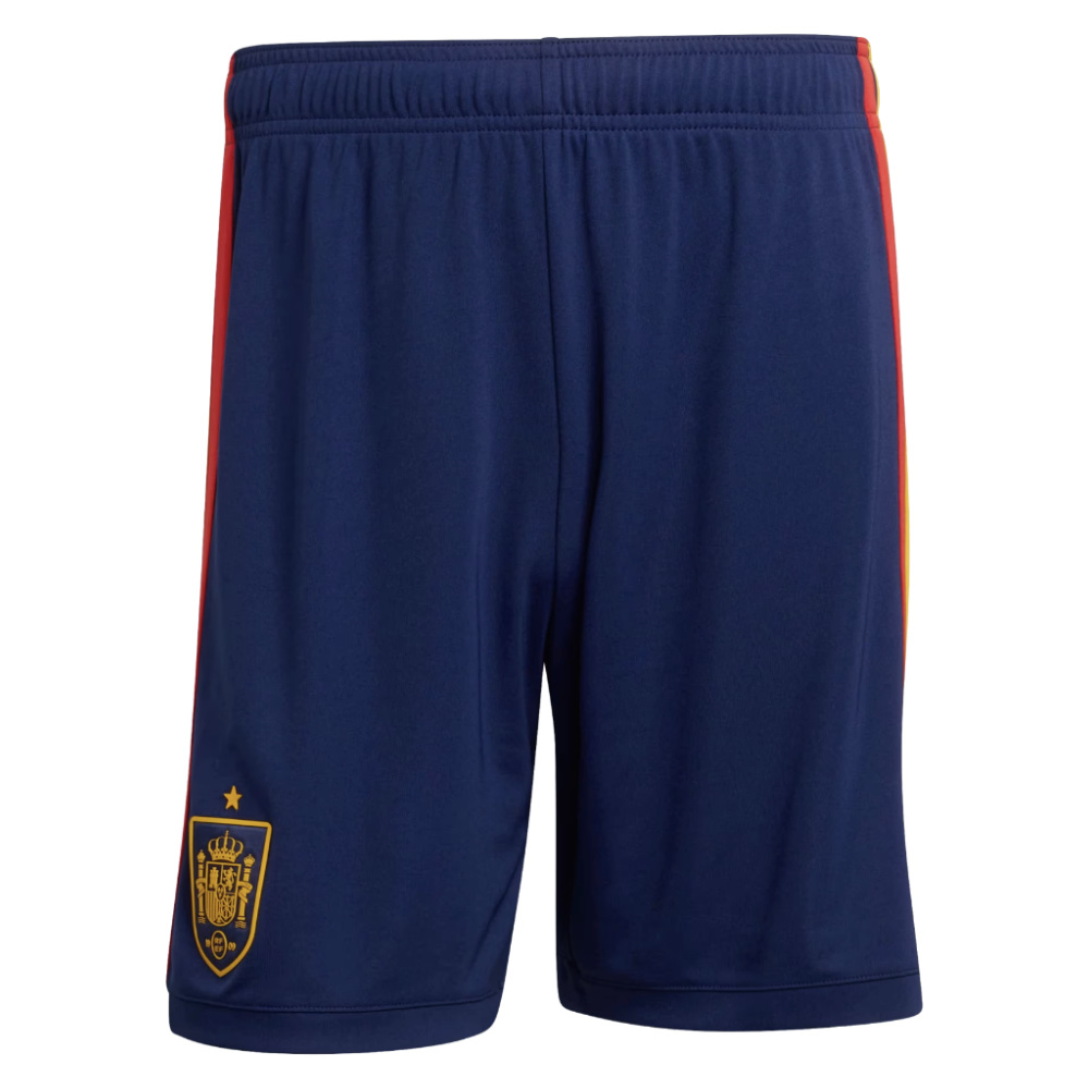 '26-'27 Spain Home Shorts (Dark Blue) Polyester Made By: Adidas Men's Dark Blue Xxl