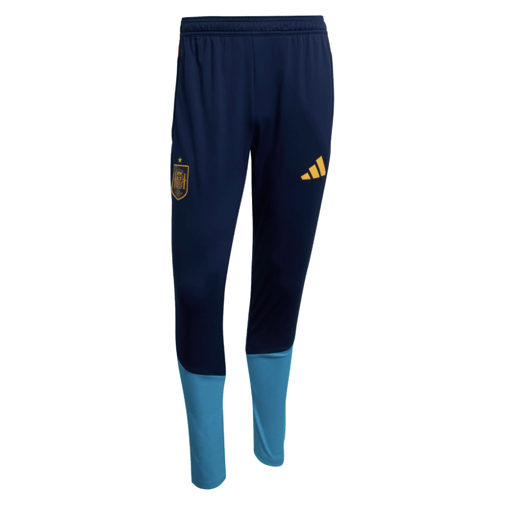 '26-'27 Spain Training Pants (Night Indigo) Polyester Made By: Adidas Men's Navy Medium