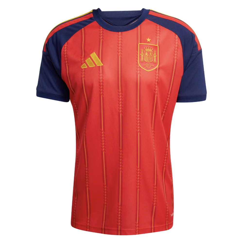 '26-'27 Spain Home Shirt Polyester Made By: Adidas Men's Red Xxl