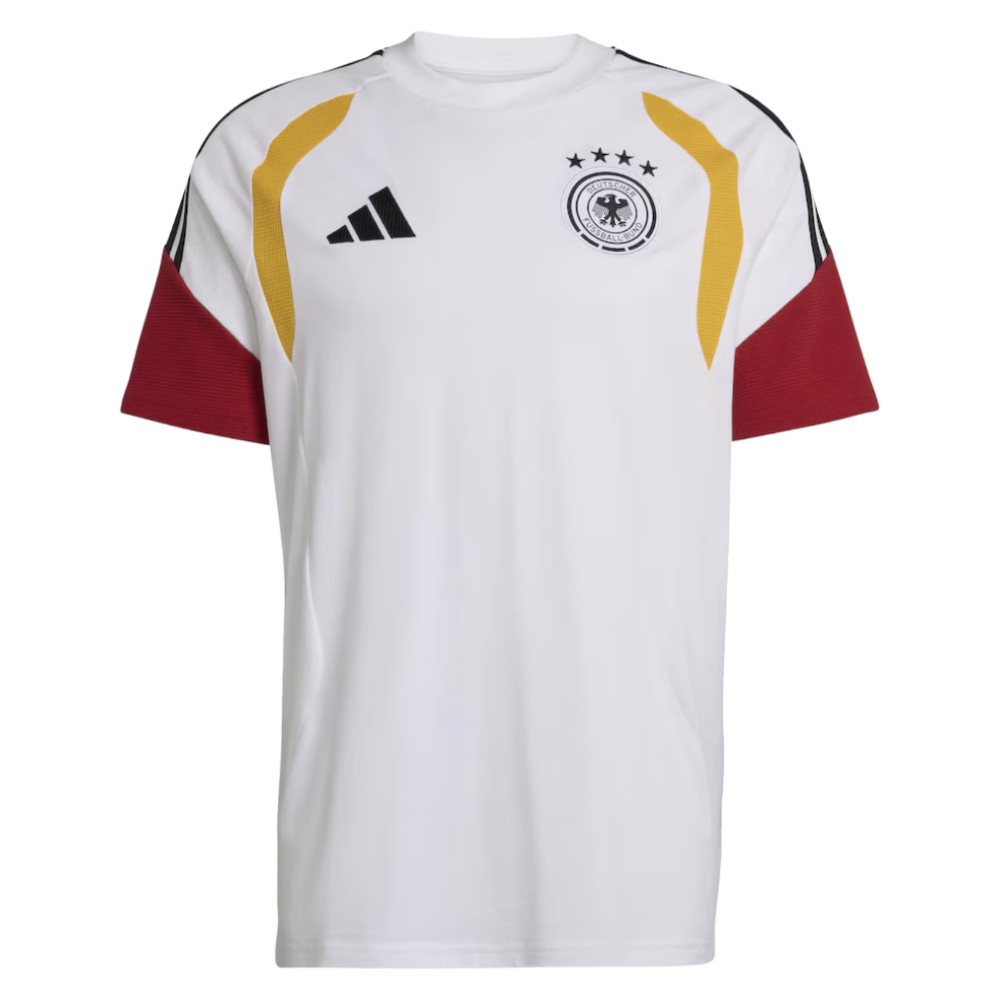 '26-'27 Germany Training Tee (White) Polyester Made By: Adidas Men's White Xxl