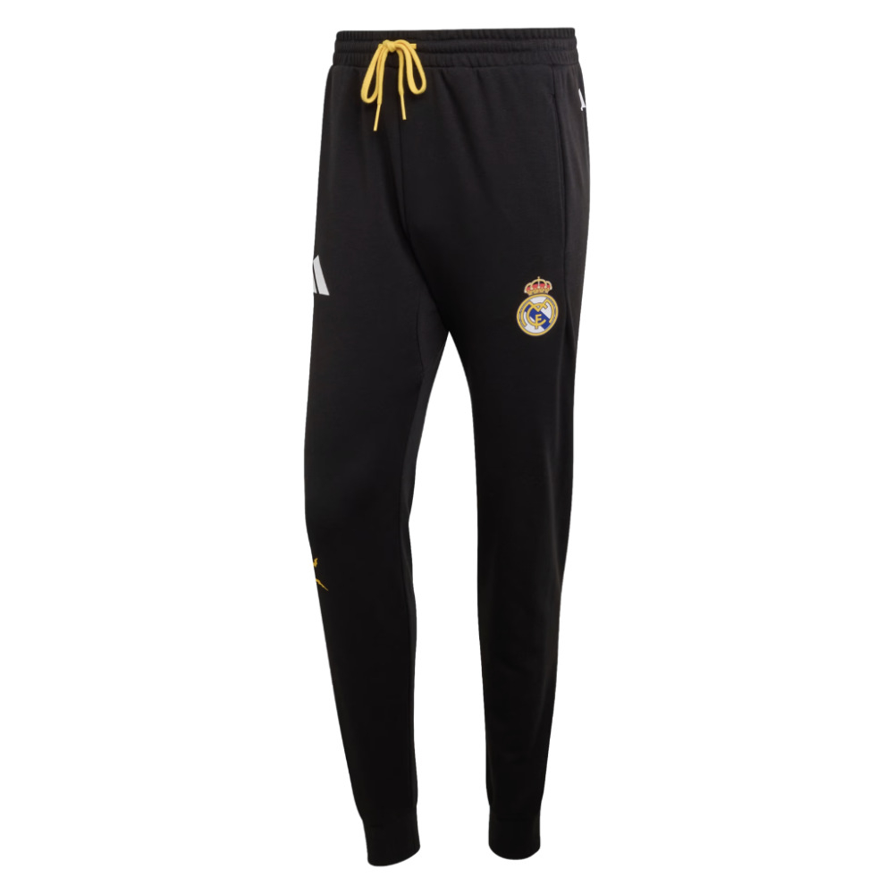 '25-'26 Real Madrid Marvel Pants (Black) Polyester Made By: Adidas Men's Black Small