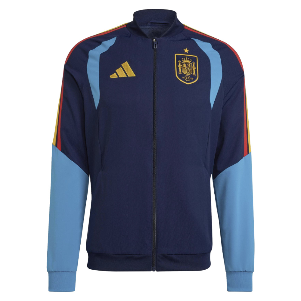 '26-'27 Spain Presentation Jacket (Night Indigo) Polyester Made By: Adidas Men's Navy Xxl