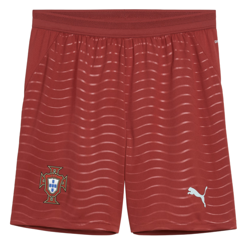 '26-'27 Portugal Home Shorts (Red) Polyester Made By: Puma Men's Red Extra Small