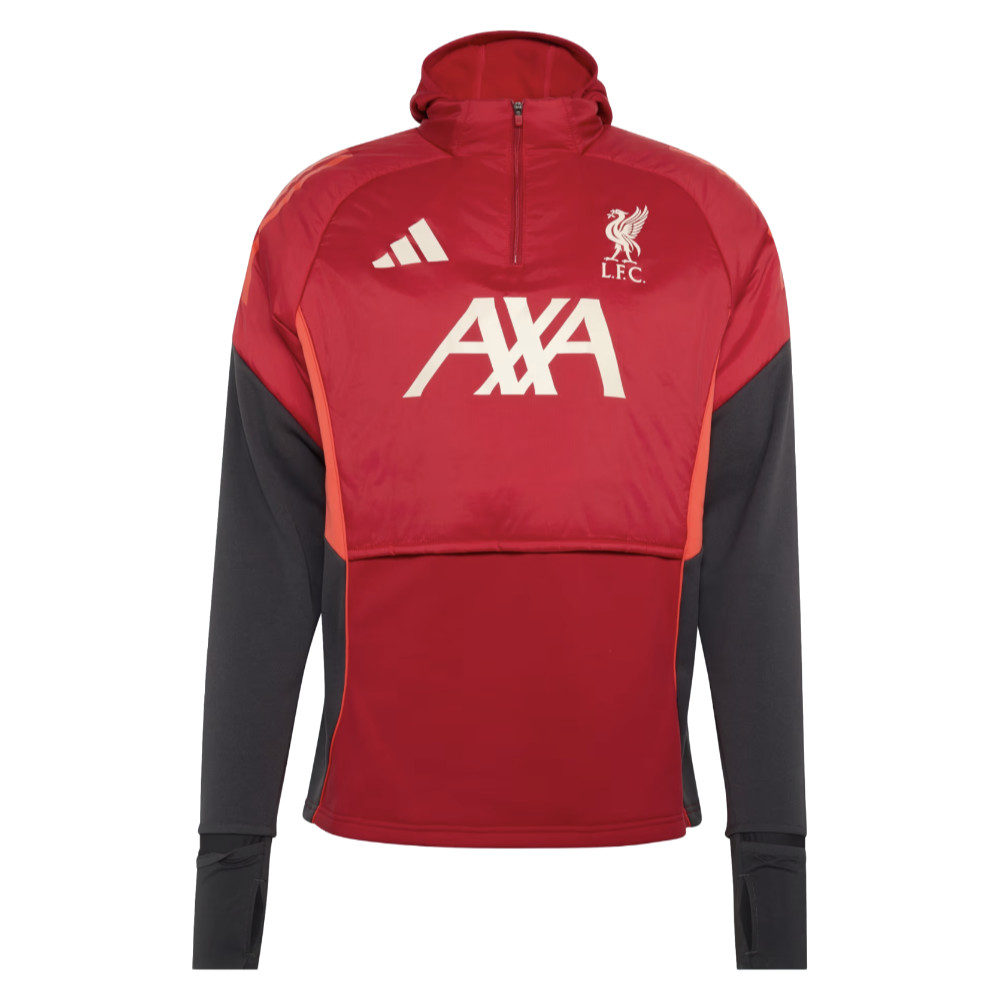 '25-'26 Liverpool Wind Top (Red) Polyester Made By: Adidas Men's Red Large