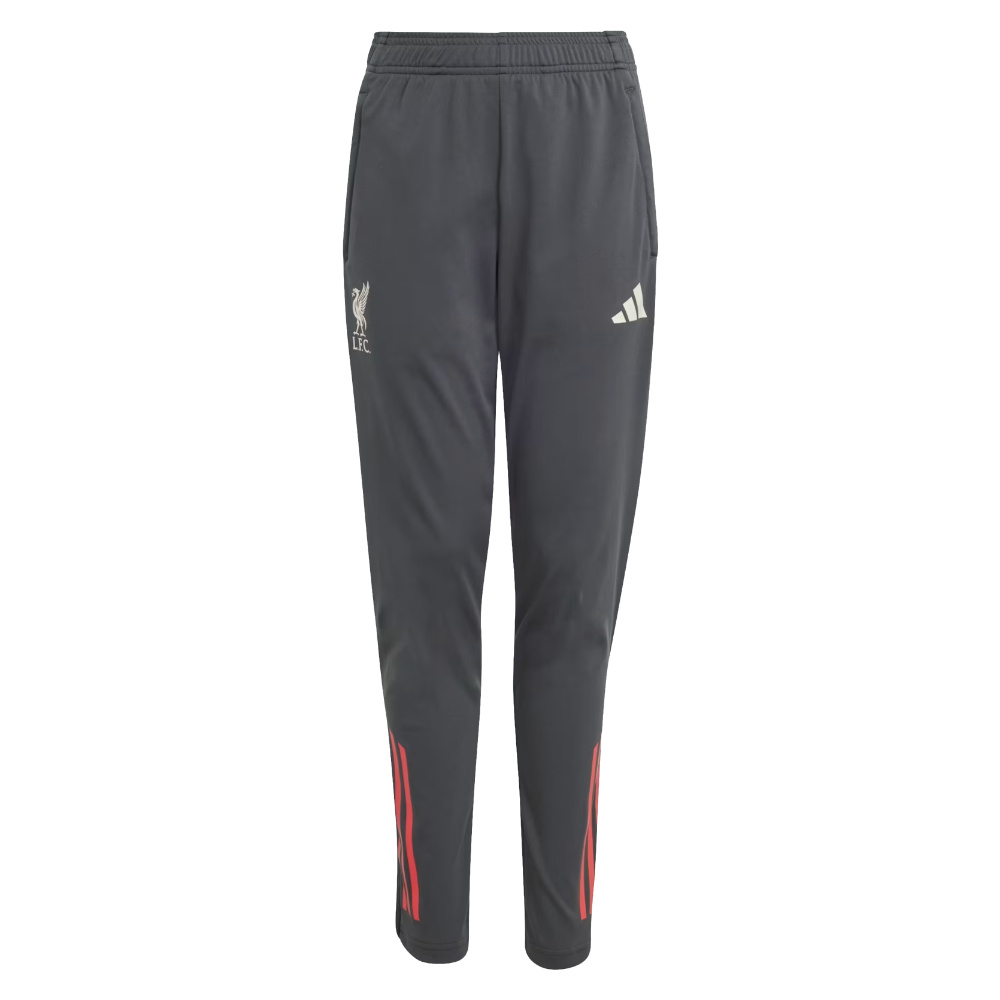 '25-'26 Liverpool Training Pants (Utility ) - Kids Polyester Made By: Adidas Unisex Kids Black 24 Waist
