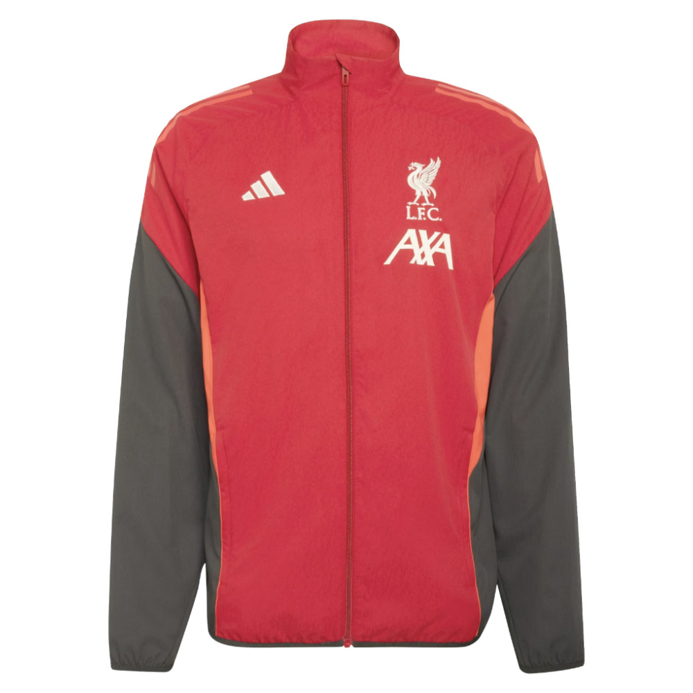 '25-'26 Liverpool Presentation Jacket (Strawberry ) Polyester Made By: Adidas Men's Red 3XL