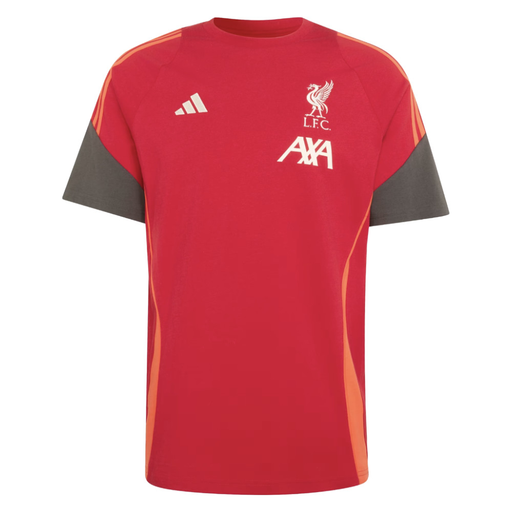 '26-'27 Liverpool Training Tee (Strawberry ) Polyester Made By: Adidas Men's Red Medium