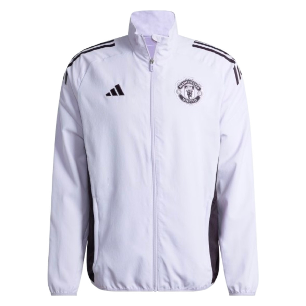 '25-'26 Man Utd Presentation Jacket ( Tint) Polyester Manchester United Made By: Adidas Men's Purple 3XL
