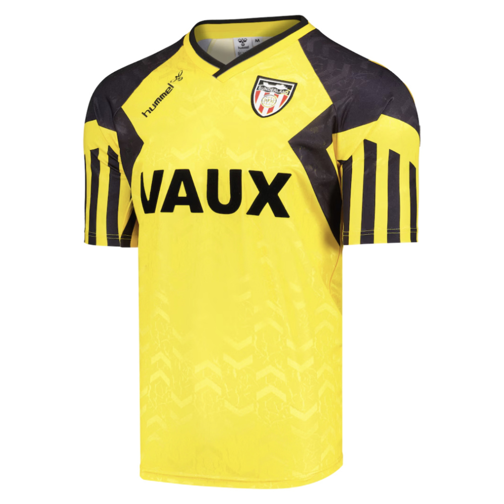 1992 Sunderland Retro Third Shirt Polyester Made By: Hummel Men's Yellow 3XL