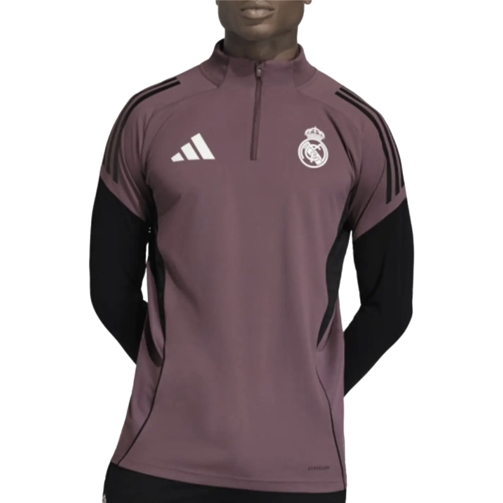 '25-'26 Real Madrid Training Top (Shadow Fig) Polyester Made By: Adidas Men's Red Xxl
