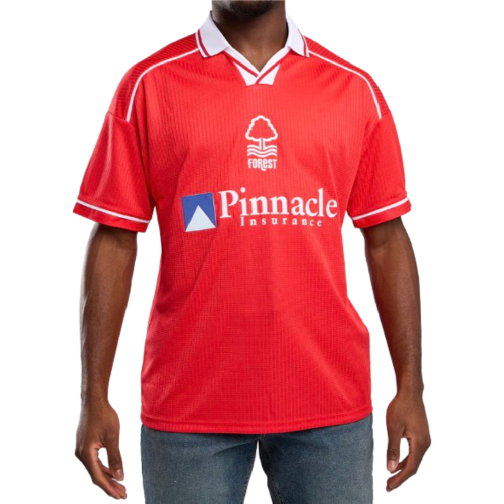 '98-'00 Nottingham Forest Home Retro Shirt Polyester Made By: Score Draw Men's Red Xxl