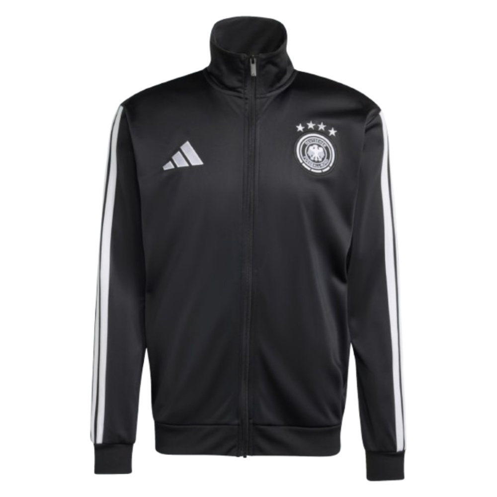 '26-'27 Germany Dna Track Top (Black) Polyester Made By: Adidas Men's Black 3XL