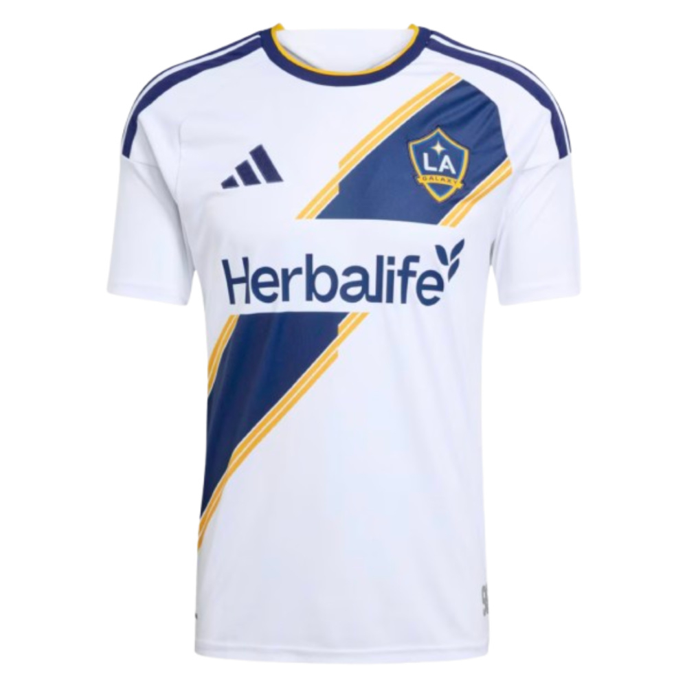 2026 La Galaxy Home Shirt Men's White Polyester Made By: Adidas