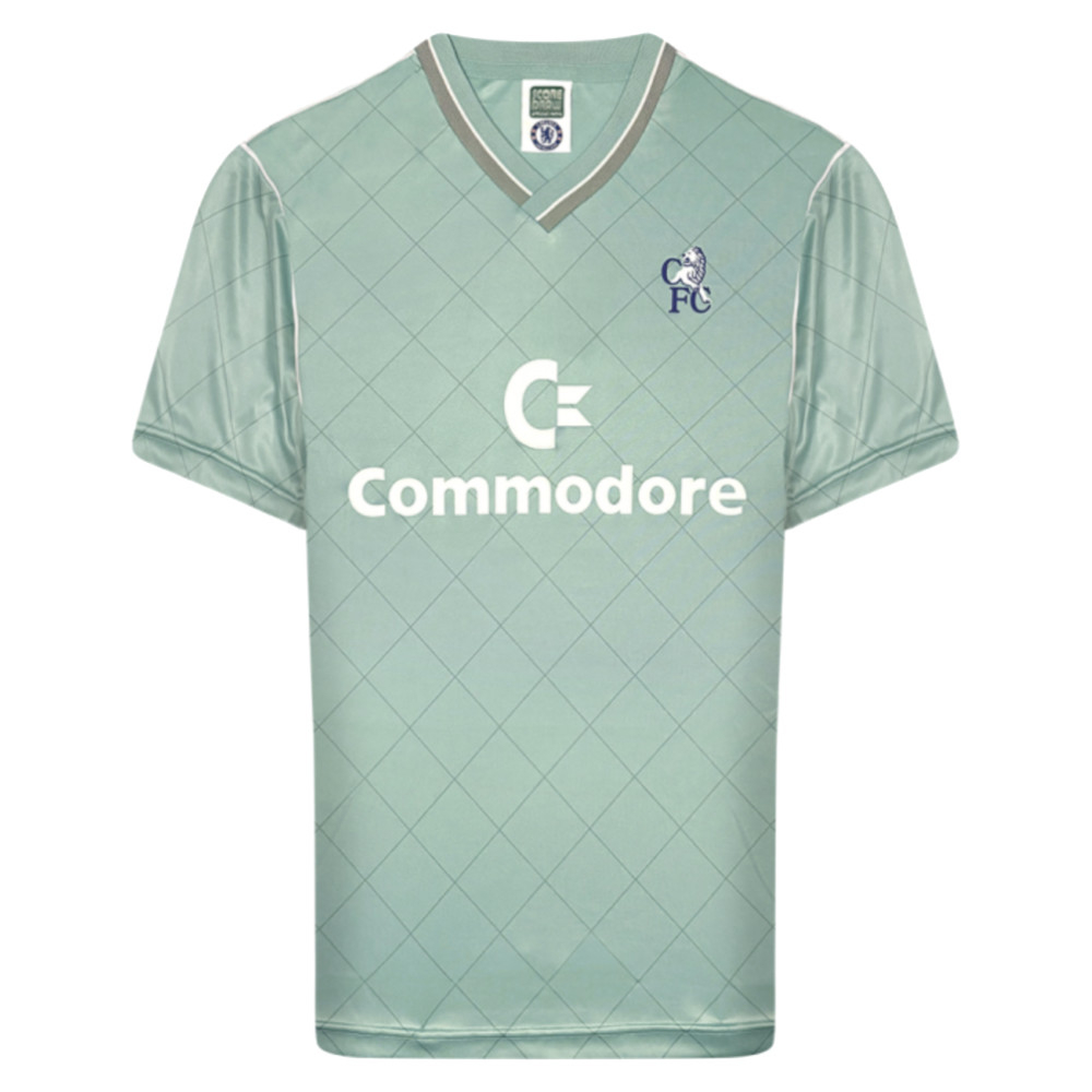 1988 Chelsea Retro Third Shirt Polyester Made By: Score Draw Men's Green Large
