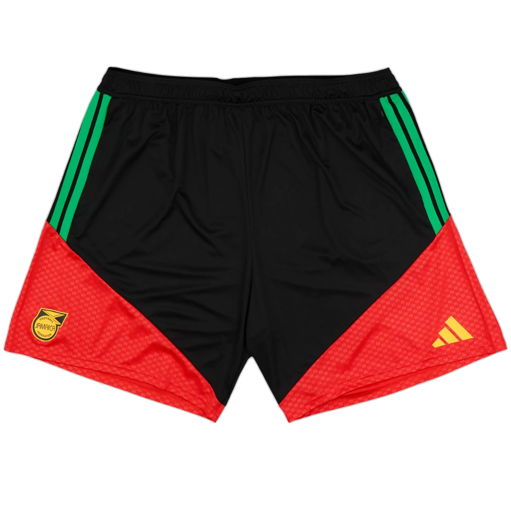 '26-'27 Jamaica Training Shorts (Black) Polyester Made By: Adidas Men's Black Xxl