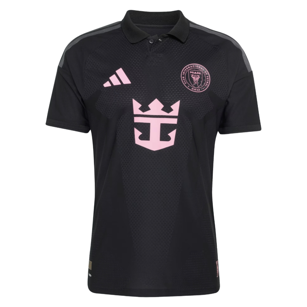 2026 Inter Miami Authentic Away Shirt Polyester Made By: Adidas Men's Black Large
