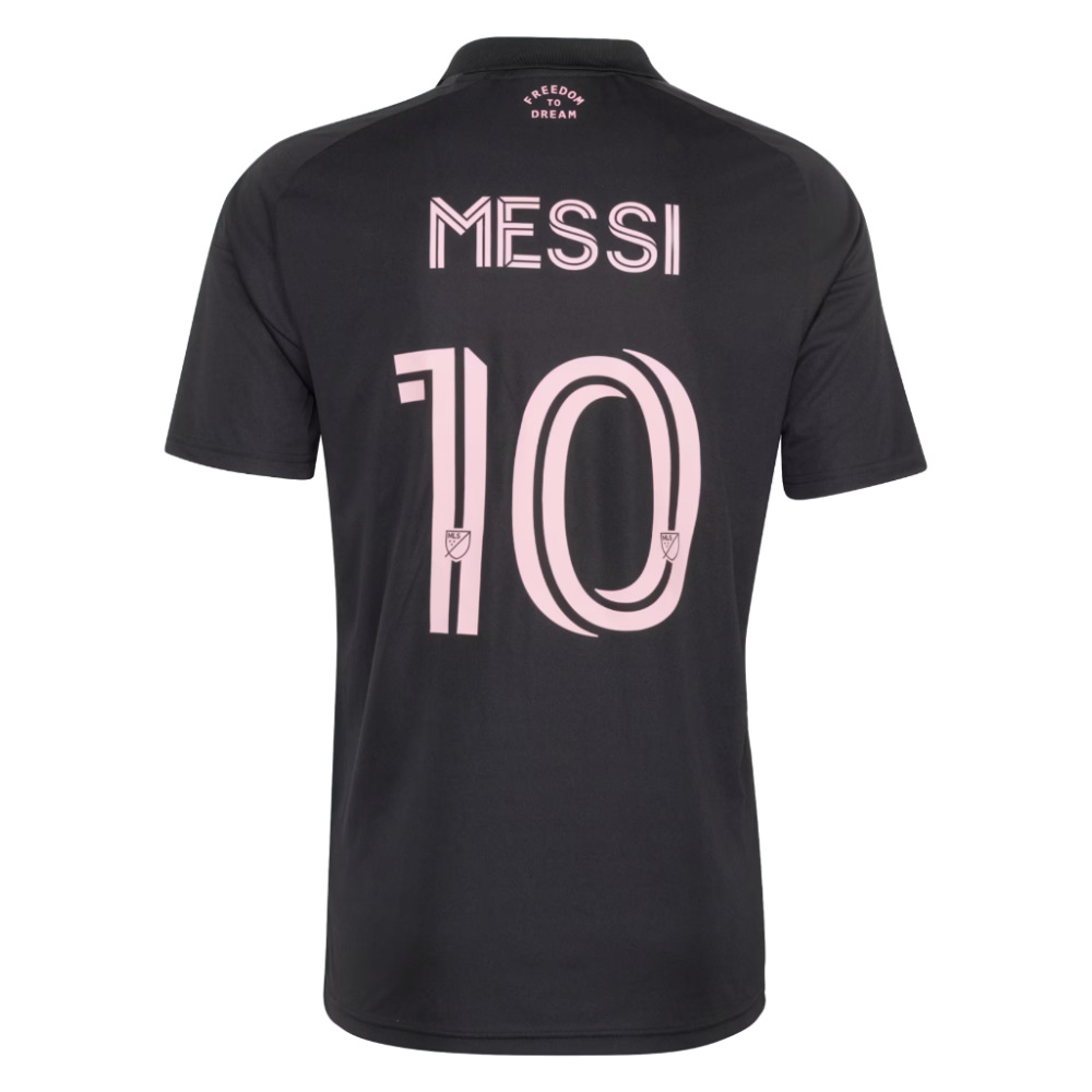 2026 Inter Miami Messi Away Shirt (Messi 10) Polyester Made By: Adidas Men's Black Extra Small
