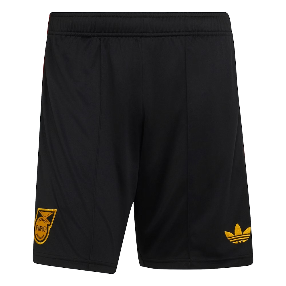 '26-'27 Jamaica Away Shorts (Black) Polyester Made By: Adidas Men's Black Large