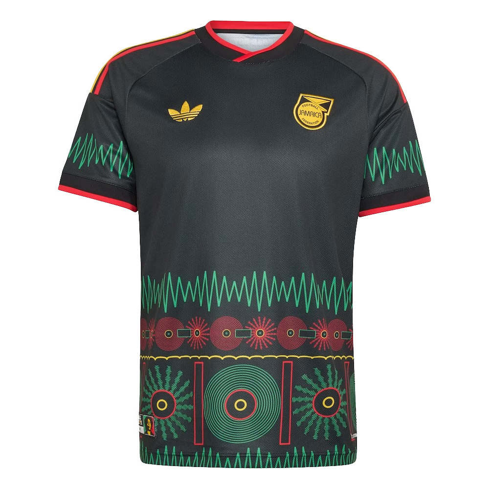 '26-'27 Jamaica Away Shirt Polyester Made By: Adidas Men's Black Medium