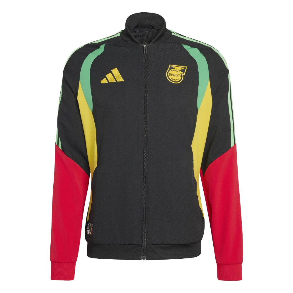 '26-'27 Jamaica Presentation Jacket (Black) Polyester Made By: Adidas Men's Black Xxl