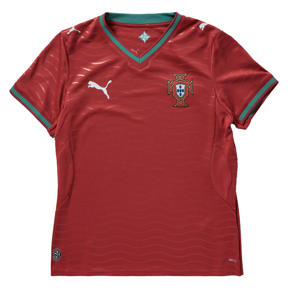'26-'27 Portugal Home Shirt () Polyester Made By: Puma Women's Red Xxl