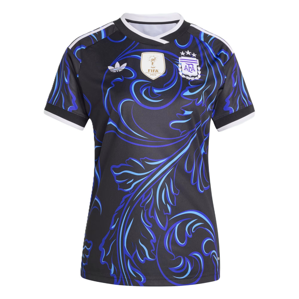 '26-'27 Argentina Away Shirt () Polyester Made By: Adidas Women's Navy Small