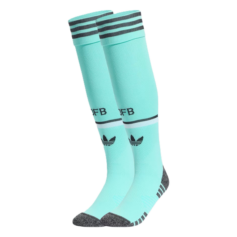 '26-'27 Germany Away Socks (Flash Aqua) Adults Polyester Made By: Adidas Unisex Blue Small