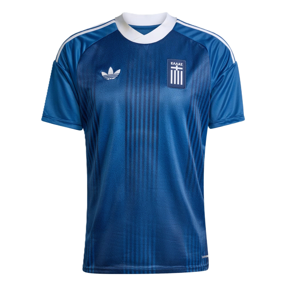 '26-'27 Greece Away Shirt Polyester Made By: Adidas Men's Blue Medium