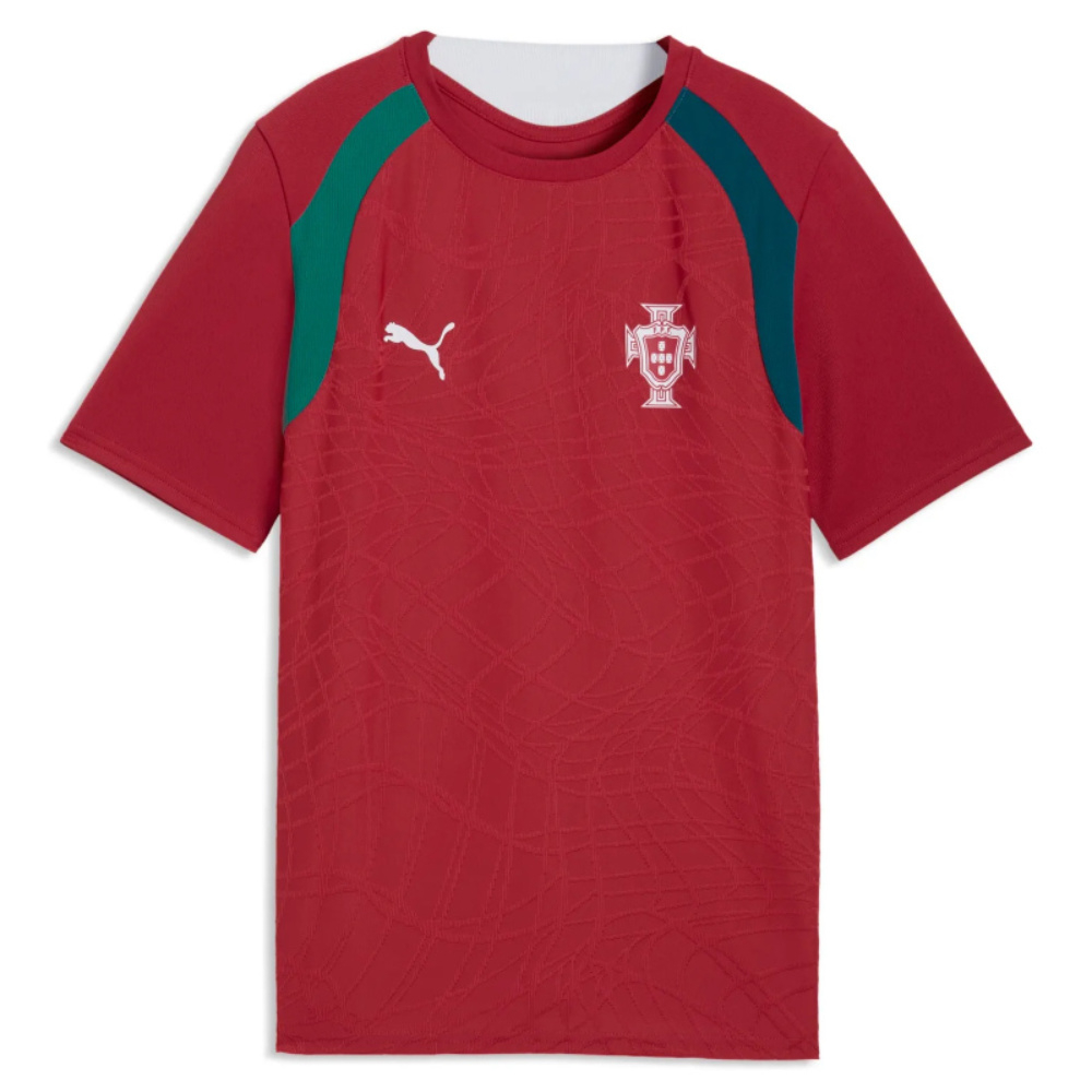 '26-'27 Portugal Training Jersey (Red) - Kids 7-8 Polyester Made By: Puma Unisex Kids Red Size 13-14