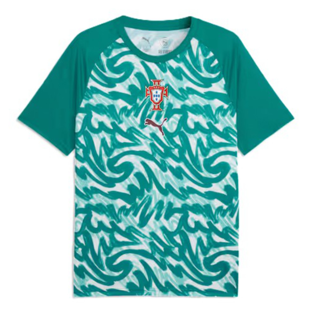'26-'27 Portugal Warm Up Jersey (Green) Polyester Made By: Puma Men's Green Small