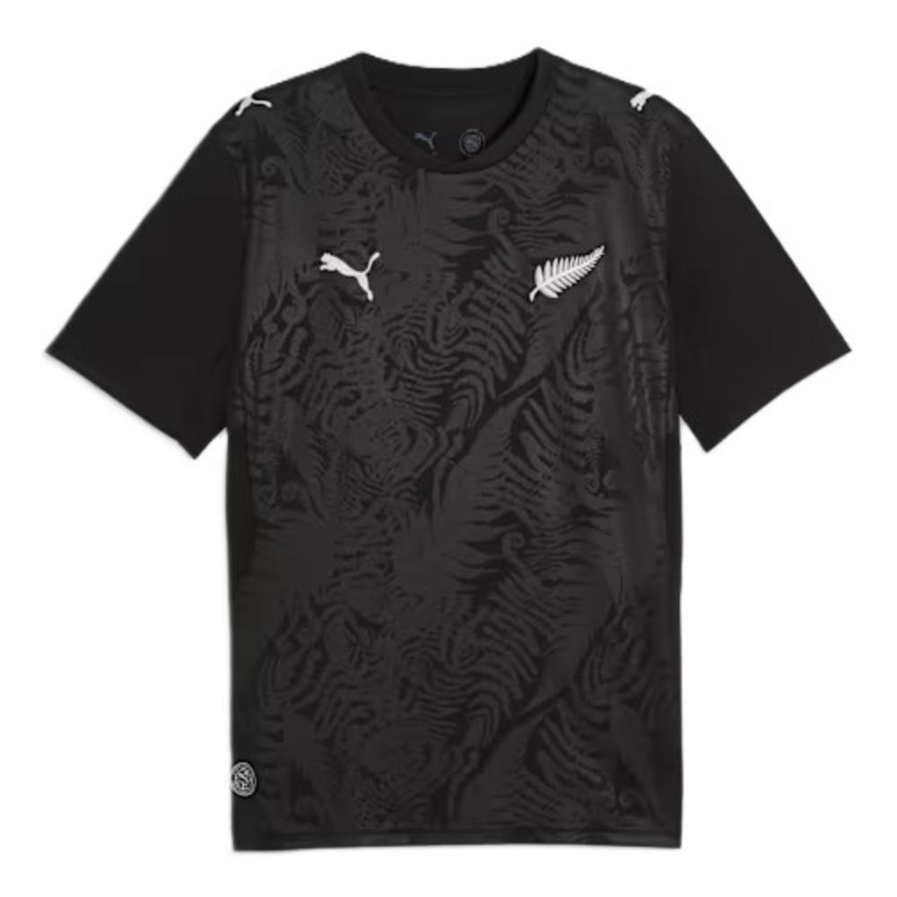 '26-'27 New Zealand Home Shirt Polyester Made By: Puma Men's Black Xxl